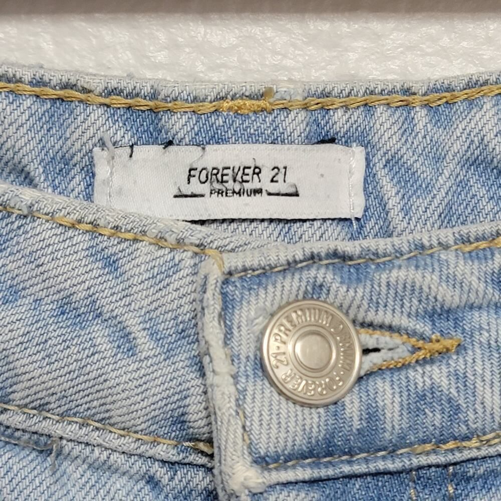 Forever 21 Wide Leg Jeans Blue Size 29 Boho - Picture 3 of 8